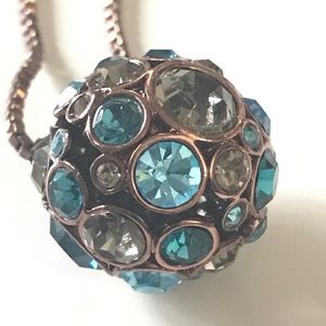 FOSSIL DISCO BALL NECKLACE